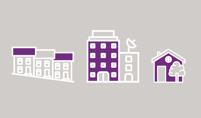 En qué tipo de vivienda reside la población española