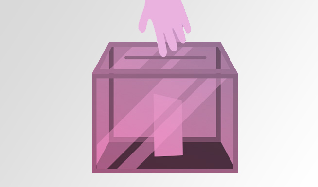 Urnas vacías en los suburbios de las ciudades