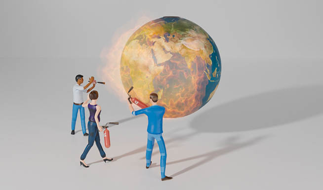 Attitudes towards climate change vary with age